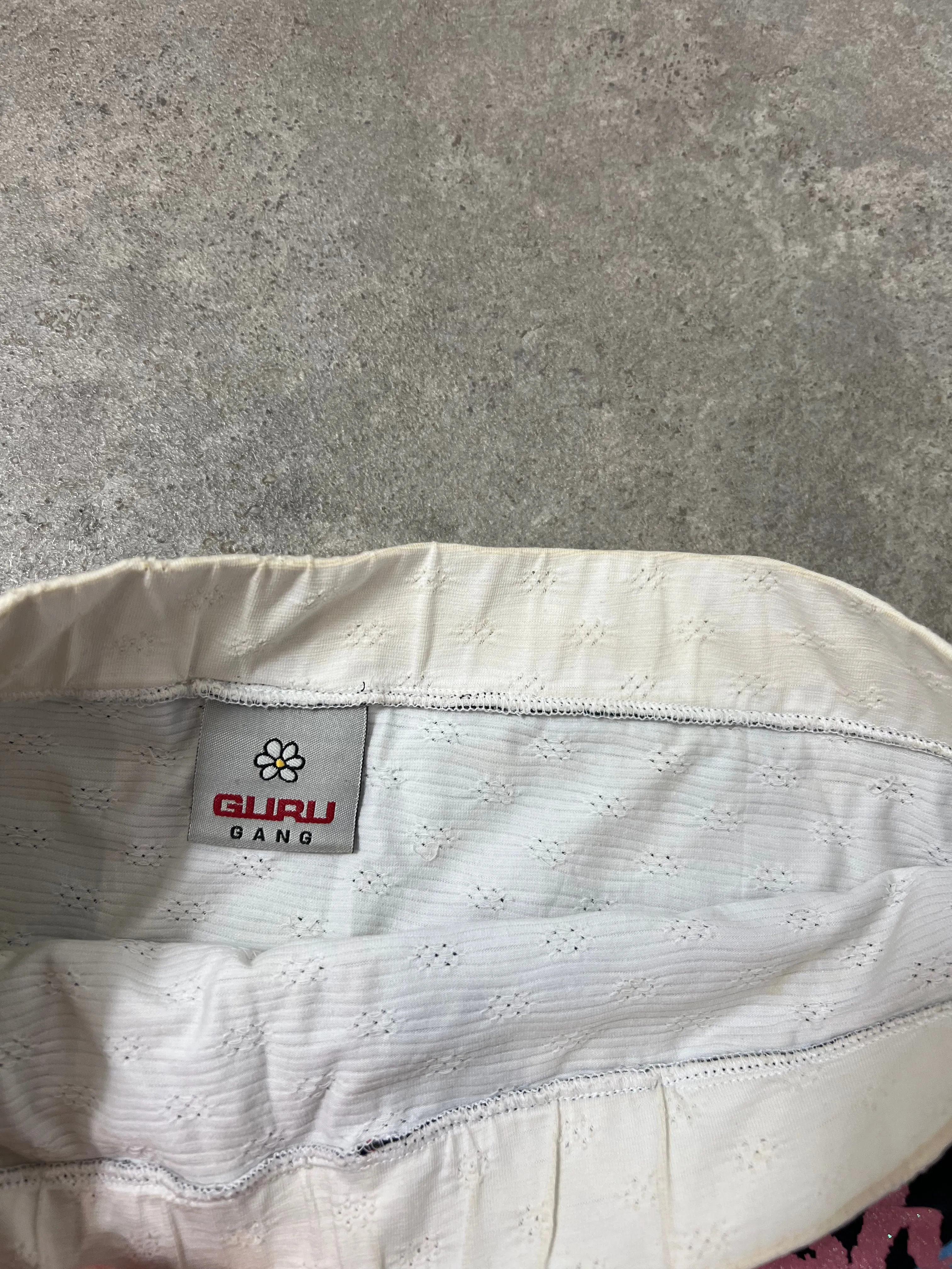 90s Guru Jersey mini skirt