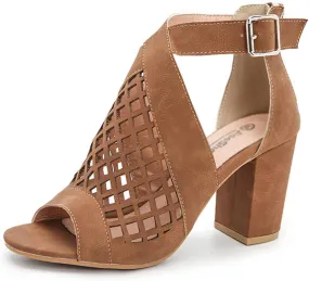 ADMLZQQ Sandals Chunky Heels Peep Toe High Heel Sandals Pump Shoes for Bride Wedding Party Evening Banquet