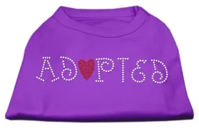 Adopted Rhinestone Shirt Purple XXL (18)