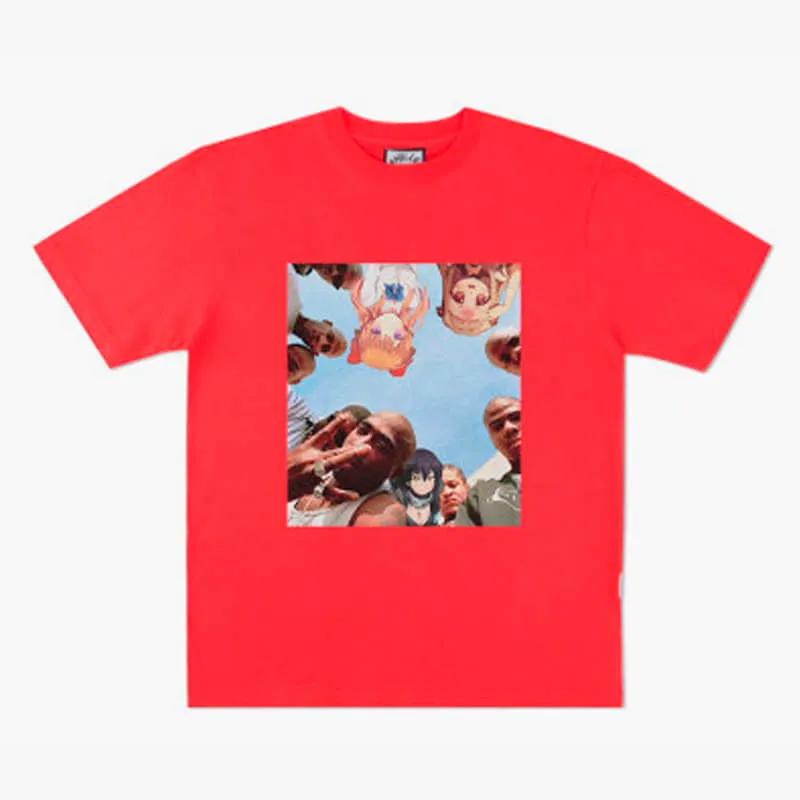 Anime Aesthetic 2Pac and Anime Girls T-Shirt