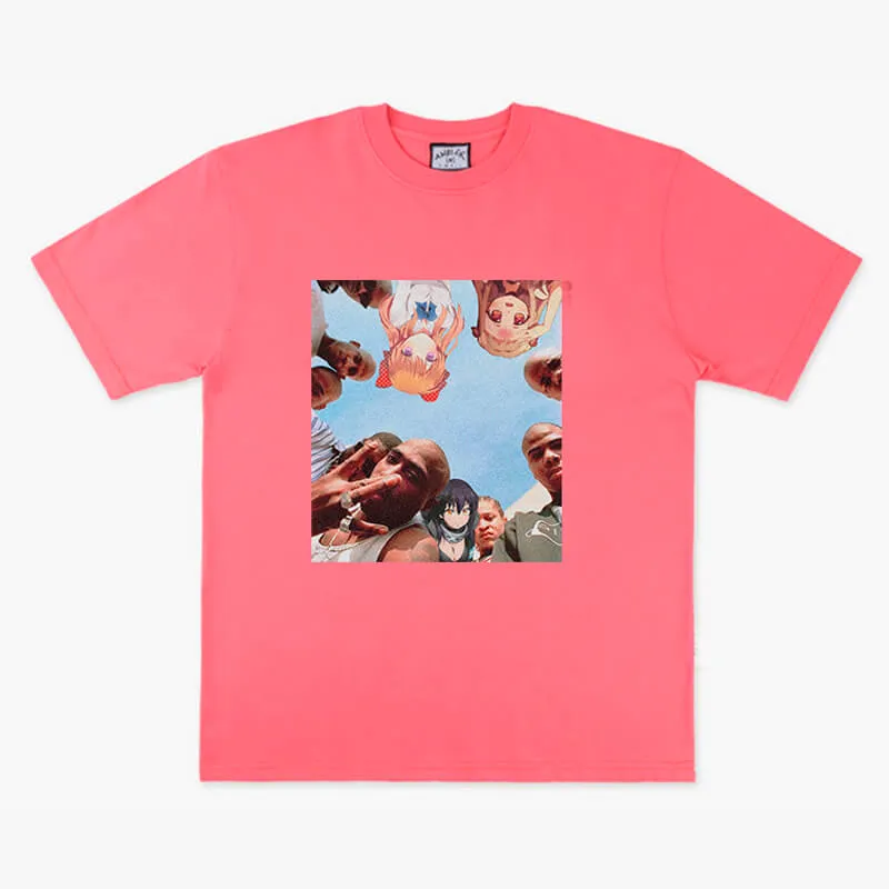 Anime Aesthetic 2Pac and Anime Girls T-Shirt