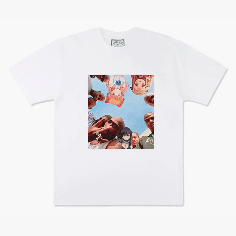 Anime Aesthetic 2Pac and Anime Girls T-Shirt