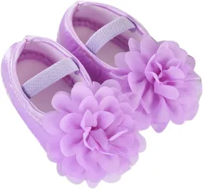 Babys Girls Flat Shoes Toddler Soft Sole Mary Jane Floral Princess First Walker Shoes