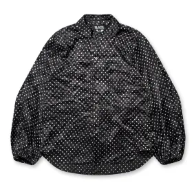 BLACK Comme des Garçons Satin Shirt Black/White)
