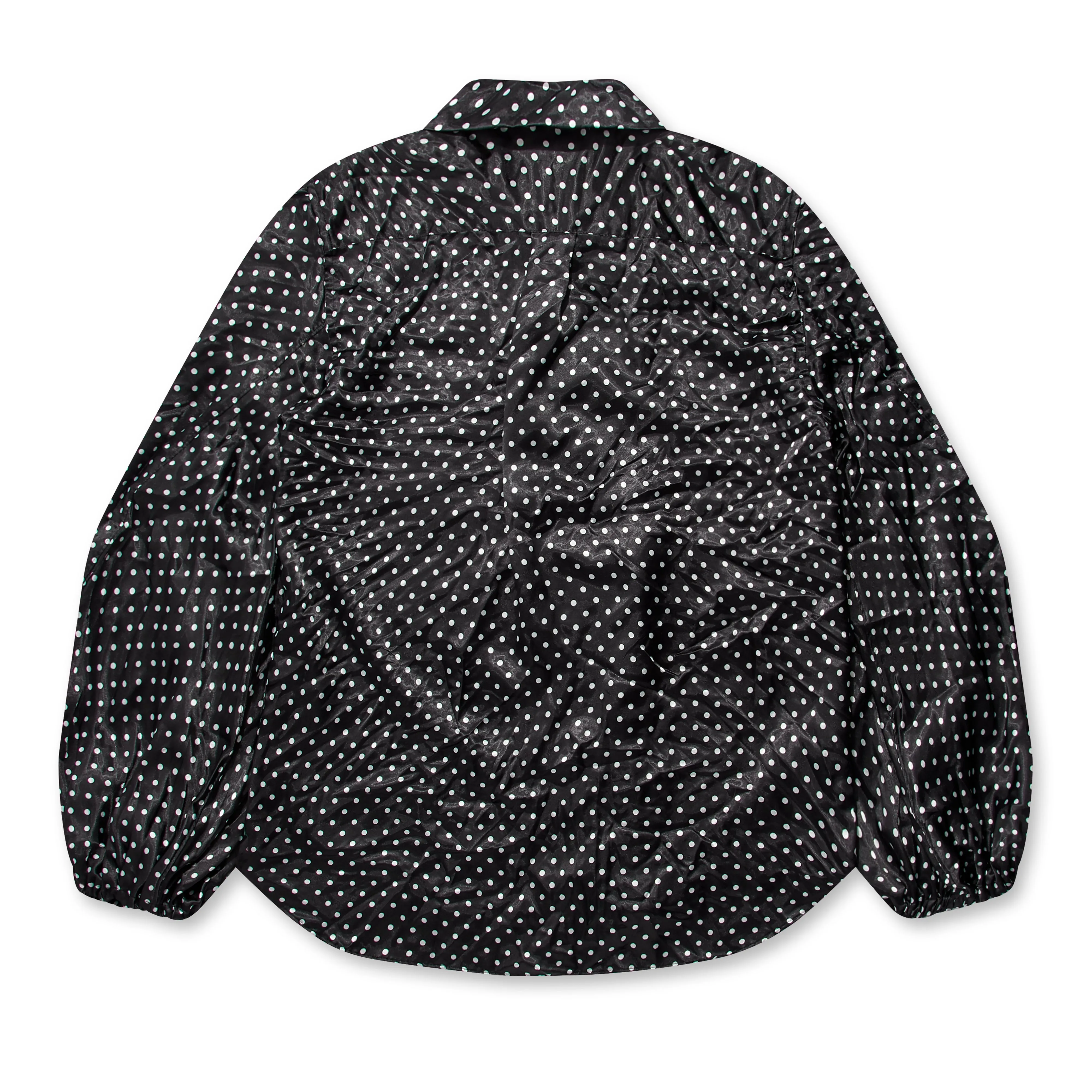BLACK Comme des Garçons Satin Shirt Black/White)