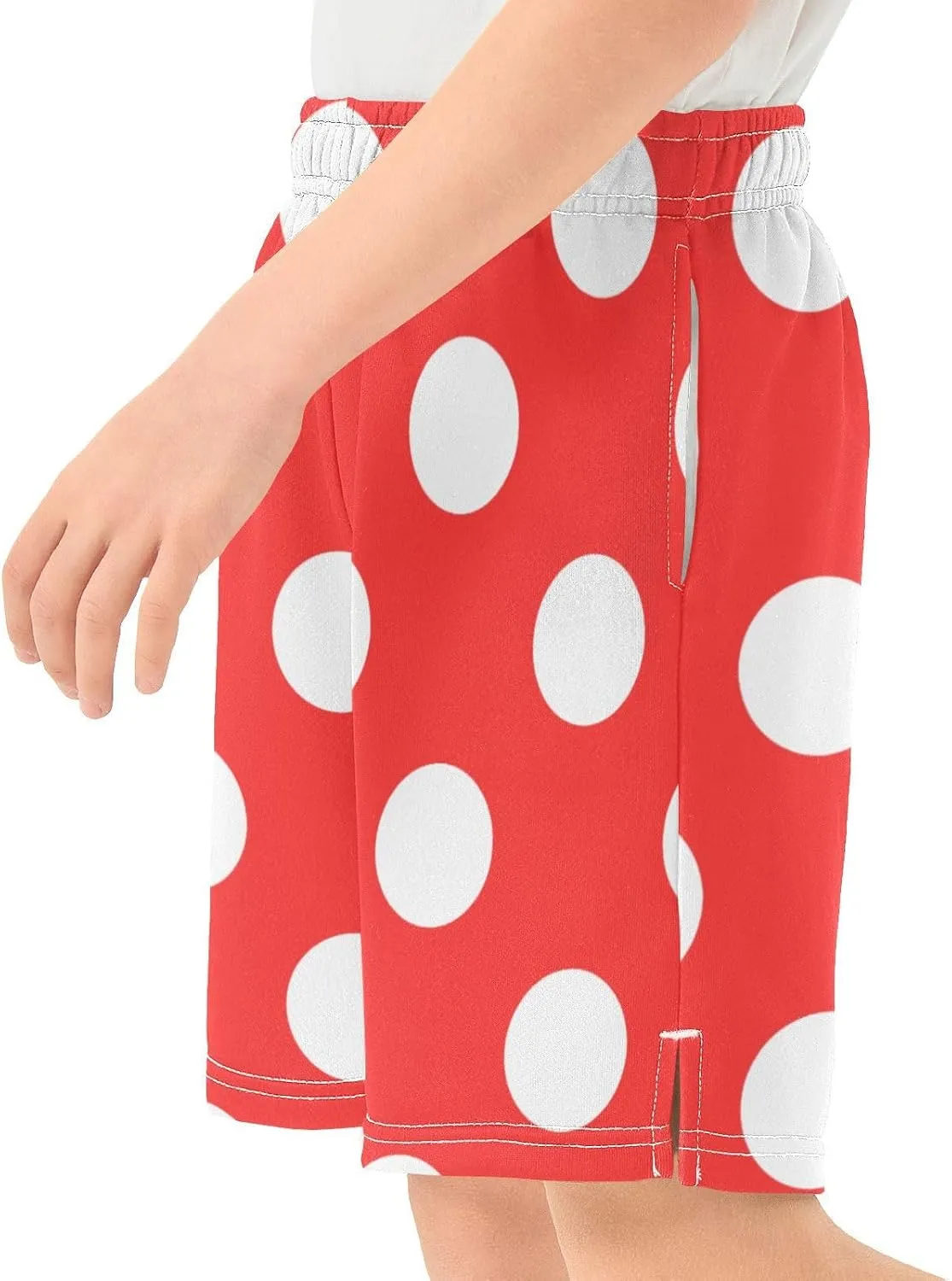 Boys Athletic Shorts Size 7-15 Boys' Casual Shorts with Pockets Elastic Waist Summer Kids Bottom for Sports Homewear
