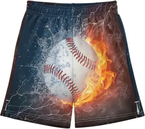 Boys Athletic Shorts Size 7-15 Boys' Casual Shorts with Pockets Elastic Waist Summer Kids Bottom for Sports Homewear