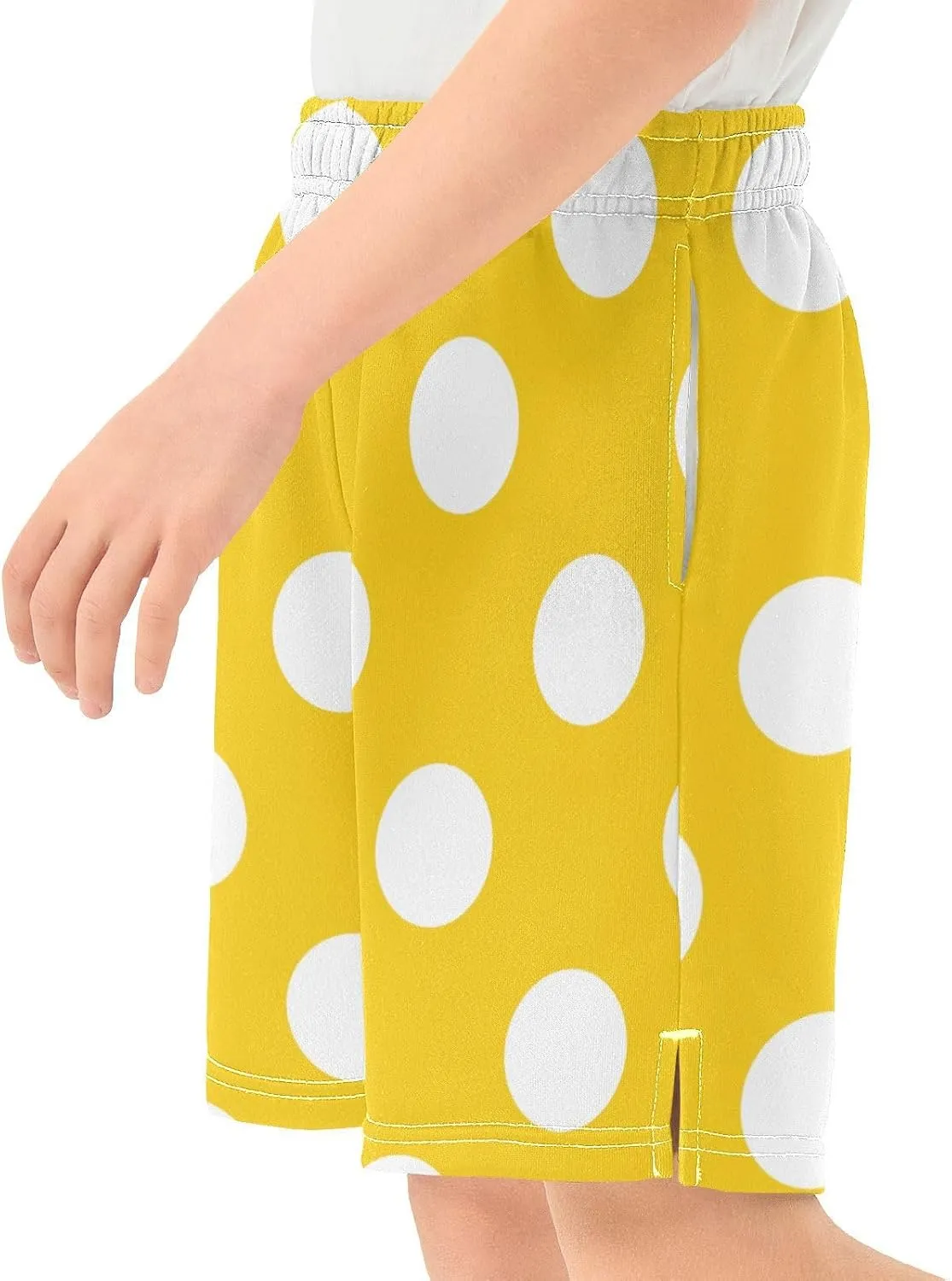 Boys Athletic Shorts Size 7-15 Boys' Casual Shorts with Pockets Elastic Waist Summer Kids Bottom for Sports Homewear