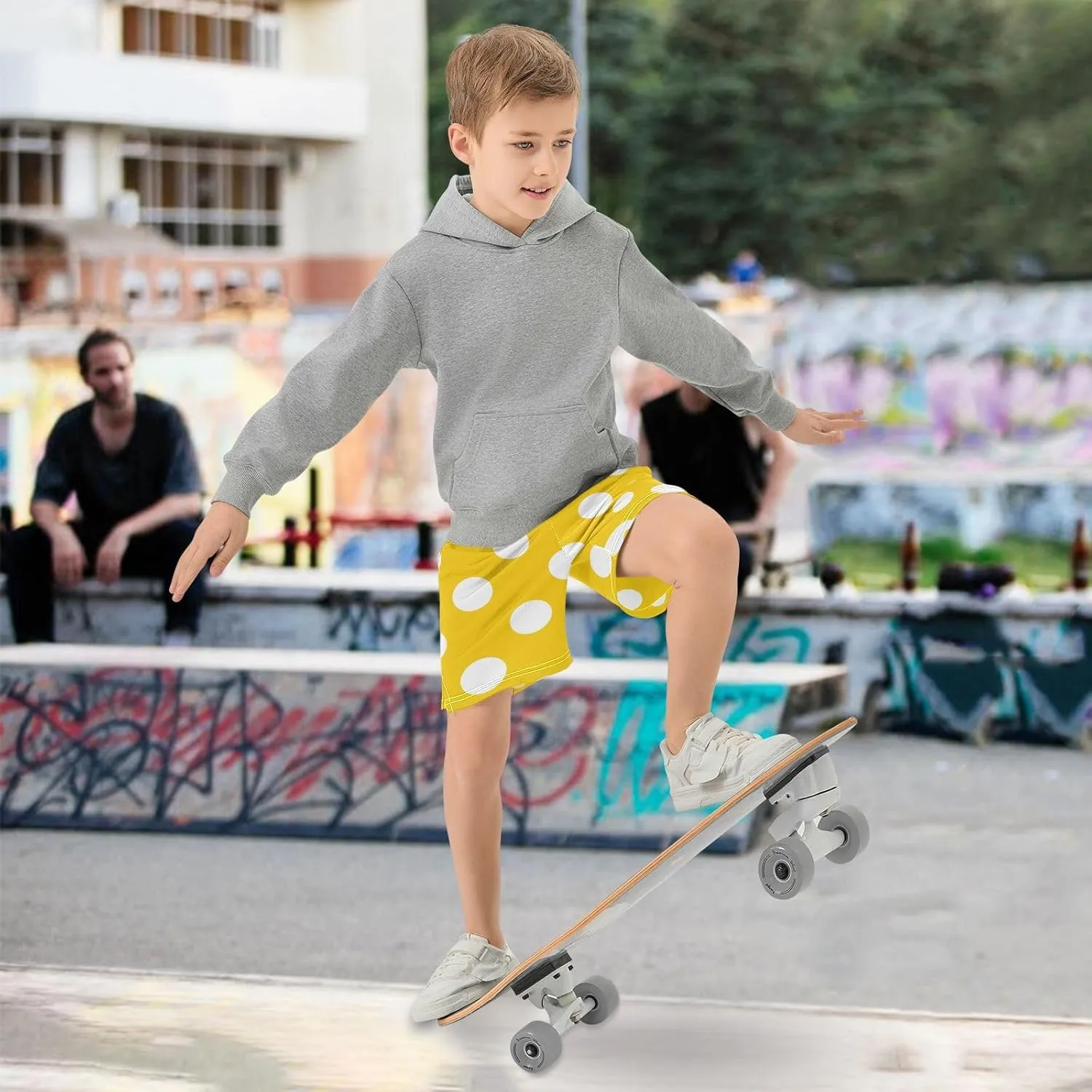Boys Athletic Shorts Size 7-15 Boys' Casual Shorts with Pockets Elastic Waist Summer Kids Bottom for Sports Homewear
