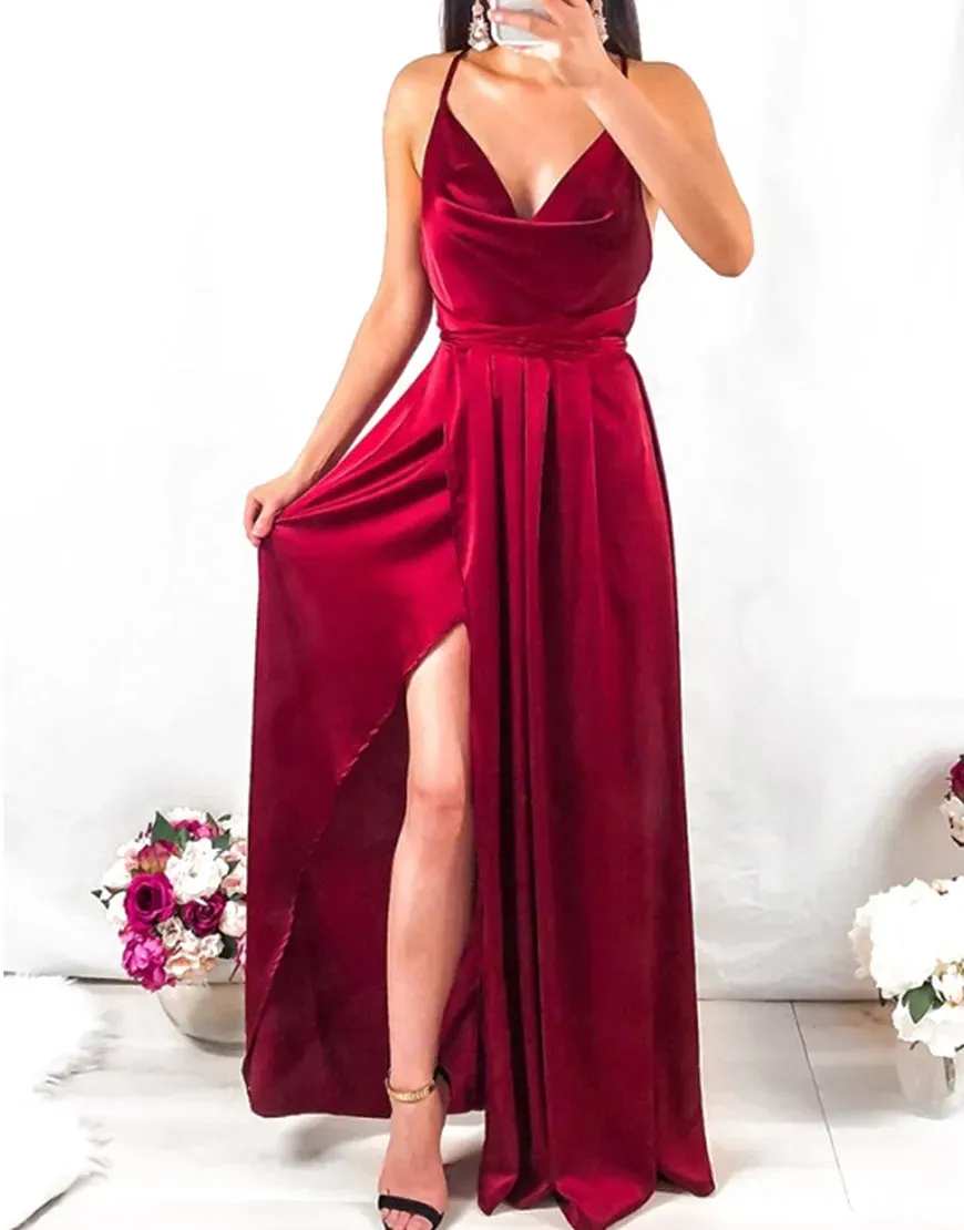 Bridesmaid Dress Sexy Spaghetti Straps Party Dresses