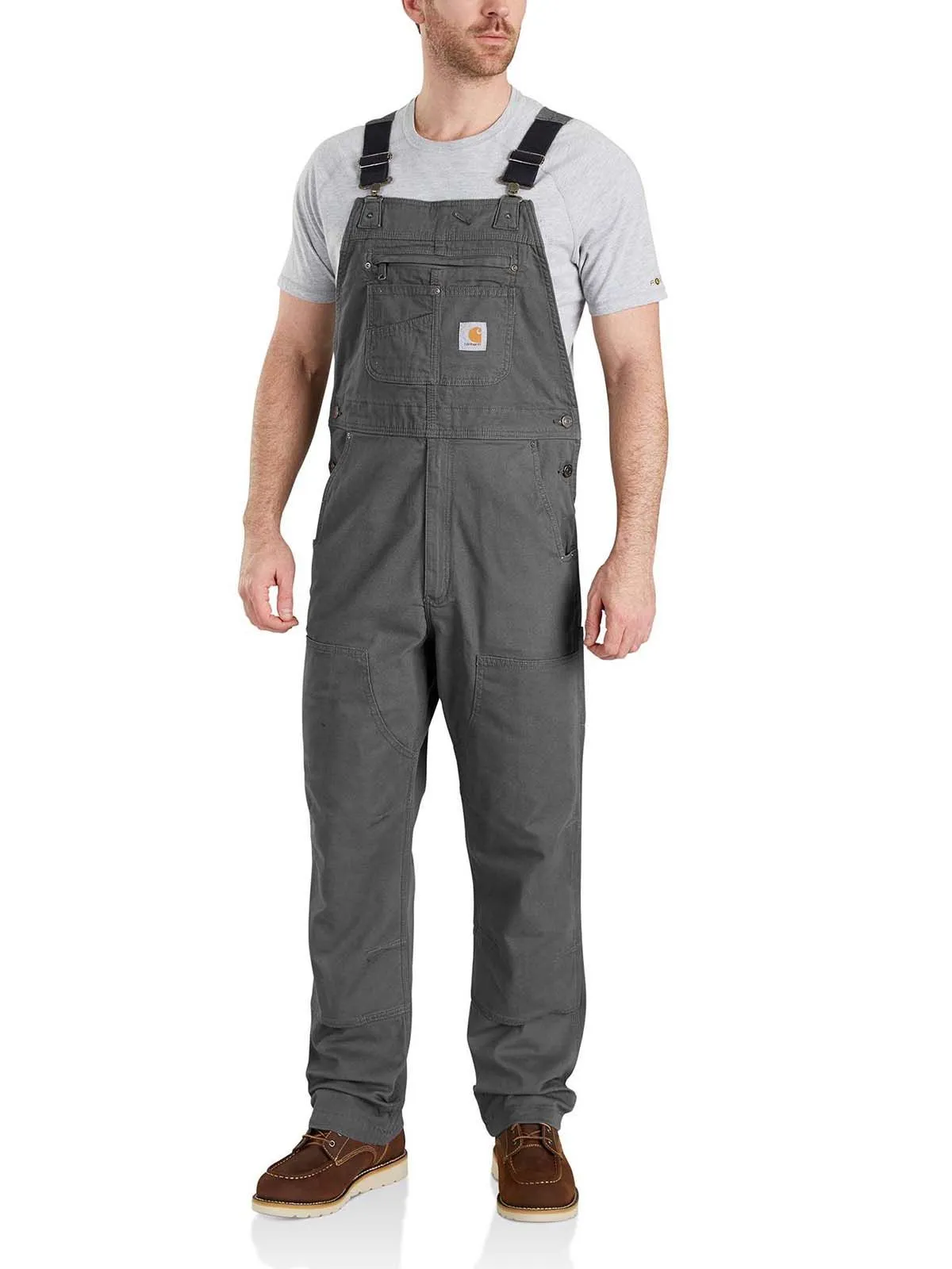 Carhartt&#x20;102987&#x20;Rugged&#x20;Flex&#x20;Rigby&#x20;Bib&#x20;Overall&#x20;-&#x20;Gravel