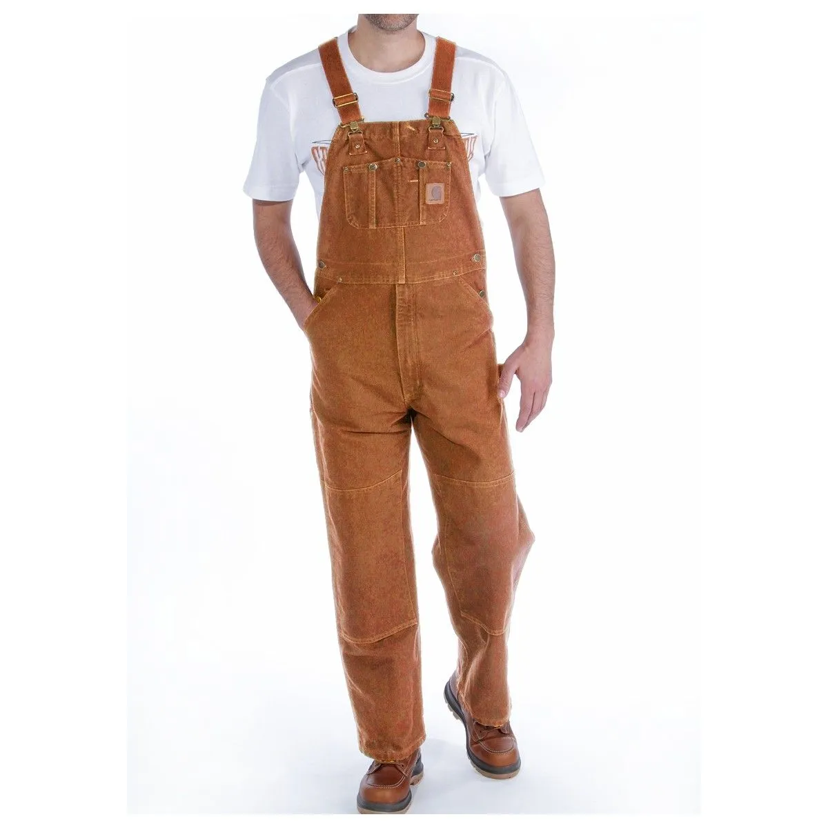 Carhartt&#x20;R06&#x20;Sandstone&#x20;Bib&#x20;Overall&#x20;-&#x20;C.&#x20;Brown