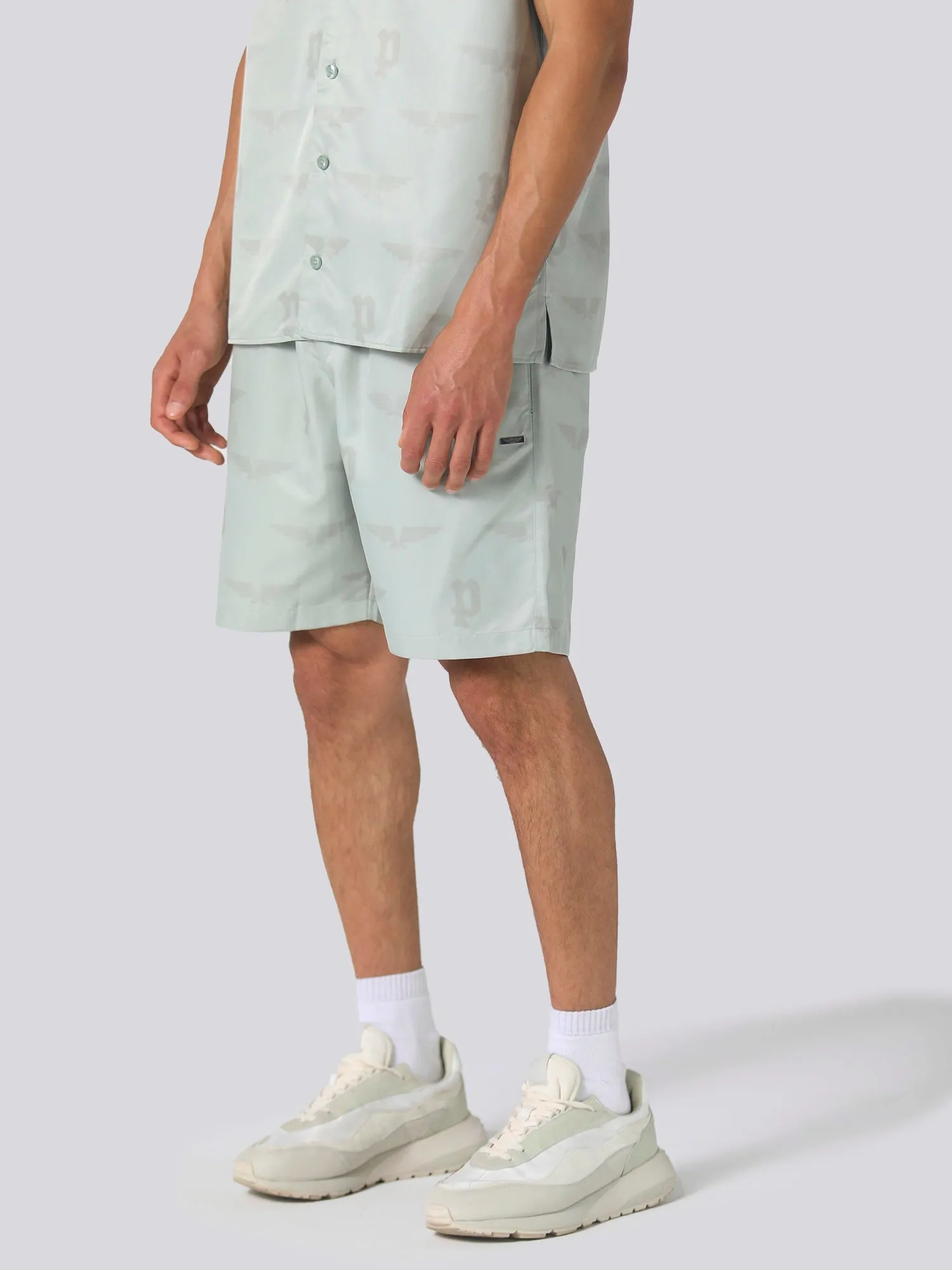 Carterton Sage Green Shorts