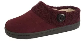 Clarks Angelina Women's Knitted Collar Clog Slipper