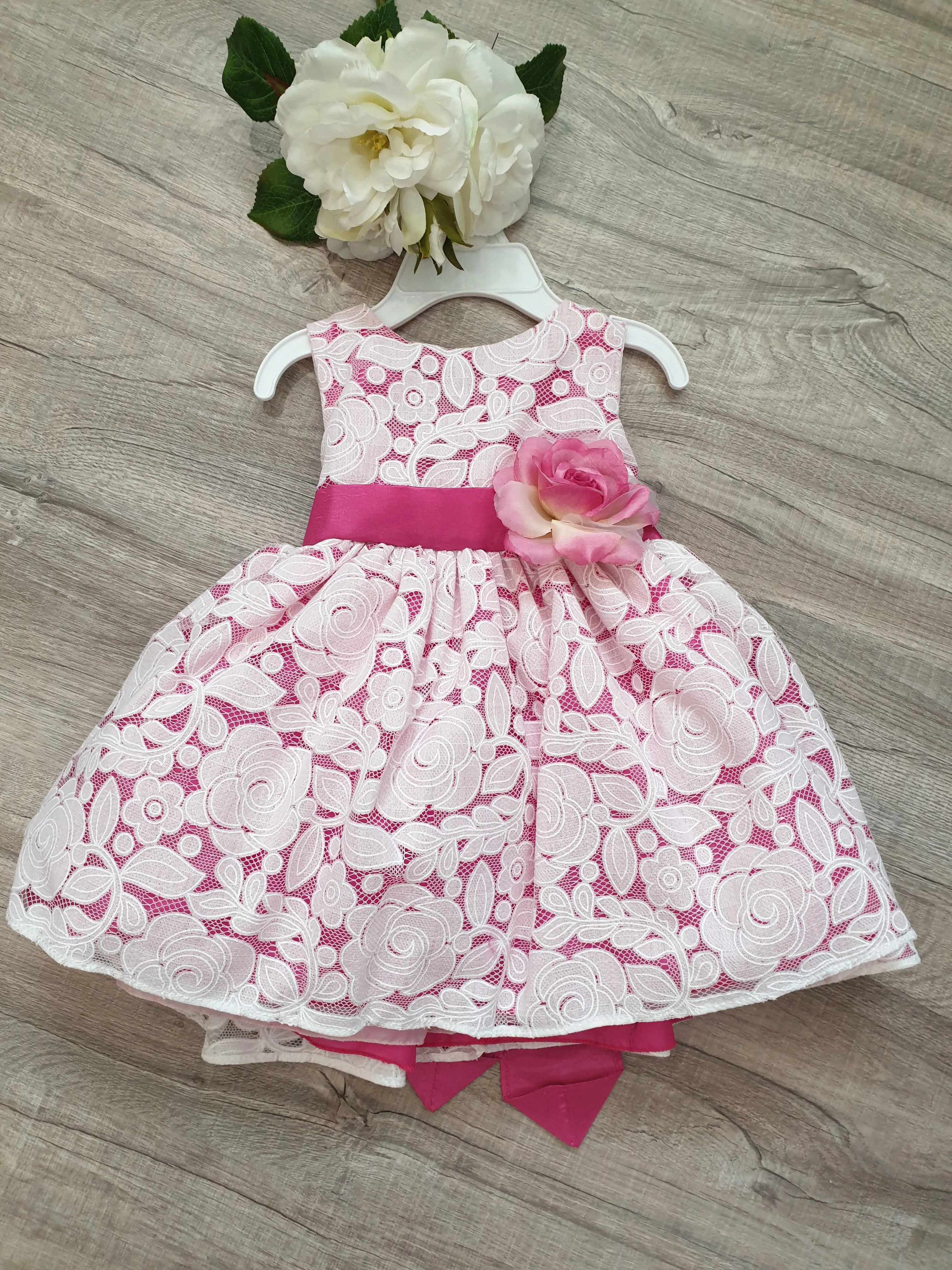 Floral Embossed dress