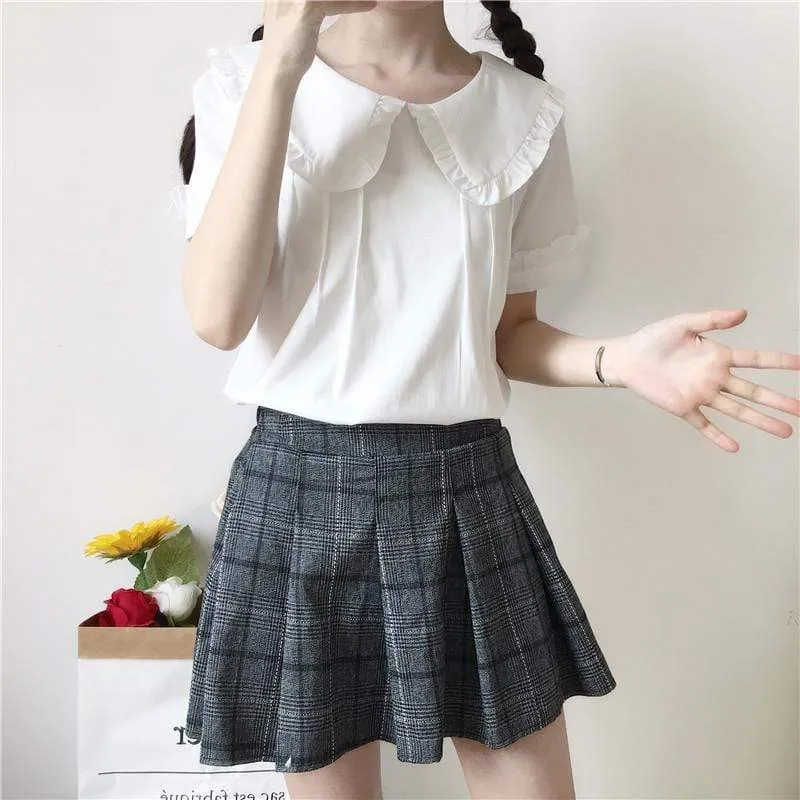 Harajuku Peter Pan Collar Shirt