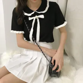 Harajuku Peter Pan Collar Shirt