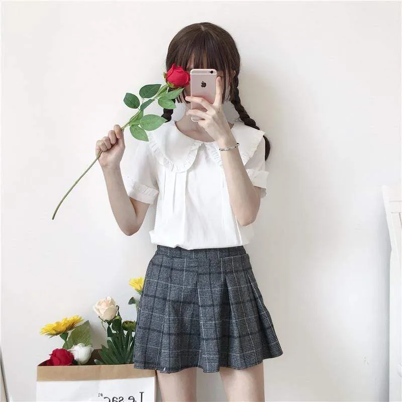 Harajuku Peter Pan Collar Shirt