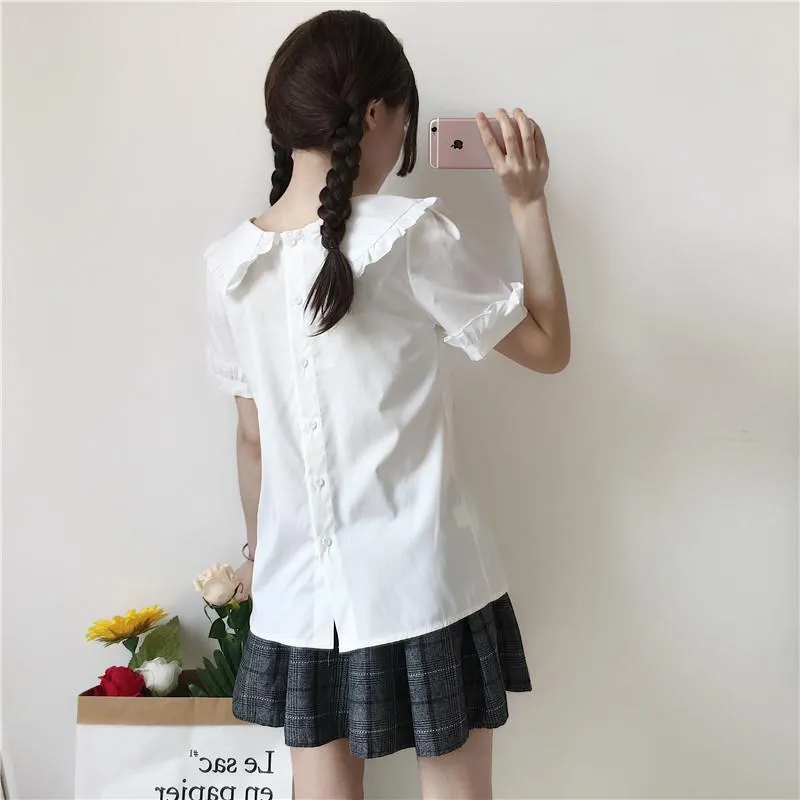 Harajuku Peter Pan Collar Shirt