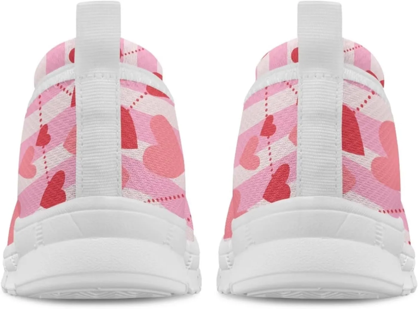 Howilath Valentine's Flat Shoes for Women Casual Loafers Shoes Walking Running Sneakers Mesh Athletic Shoes