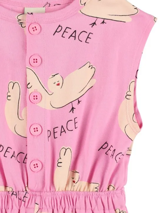 Jellymallow   Printed cotton overalls 