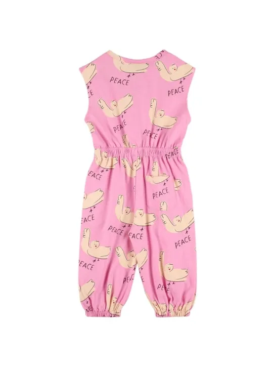 Jellymallow   Printed cotton overalls 