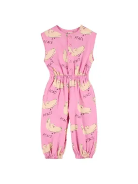 Jellymallow   Printed cotton overalls 
