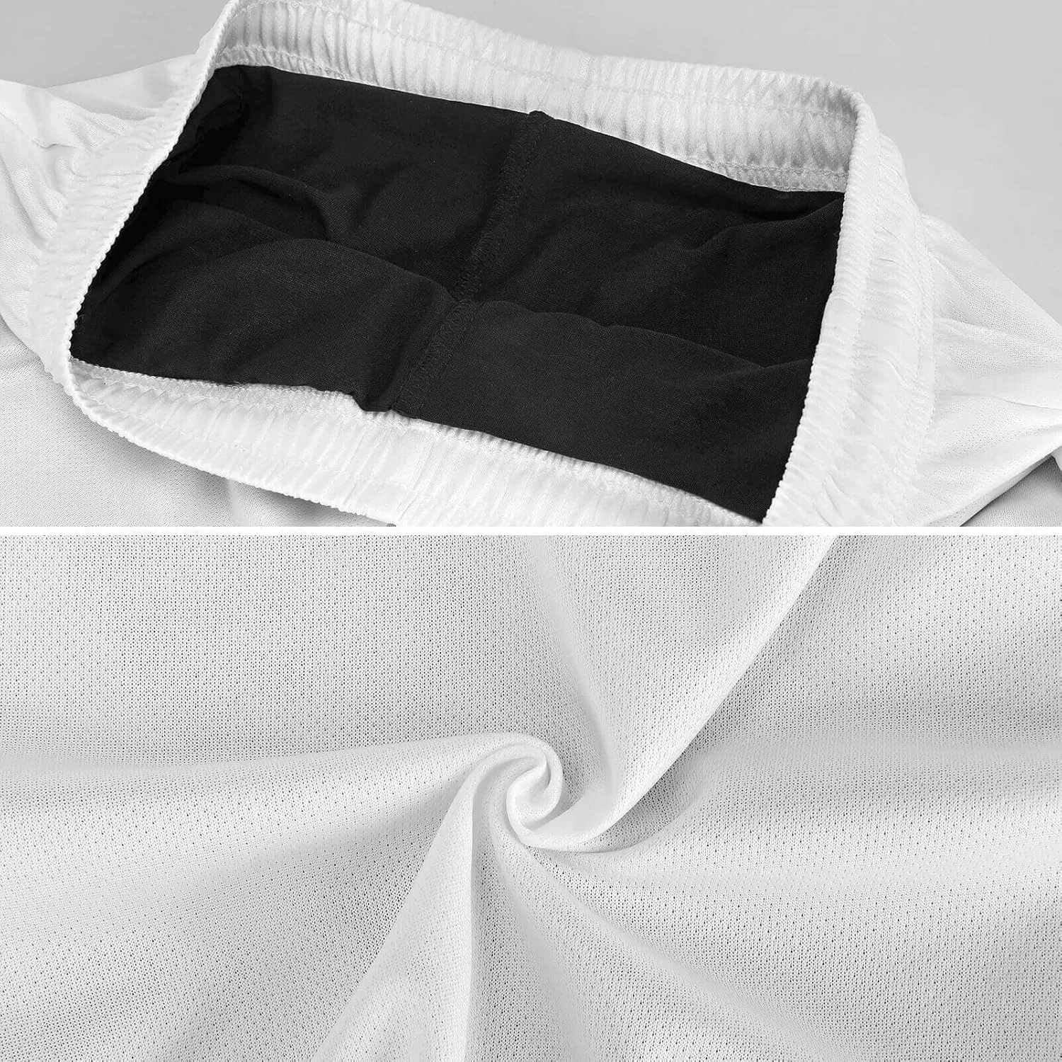 Pink Bow Croissants Beach Shorts for Men Swim Trunks with Compression Liner Quick Dry 4 Pockets