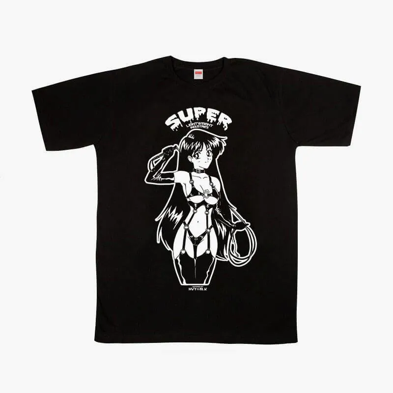 Sailor Mars With a Whip Hot Black Anime T-Shirt