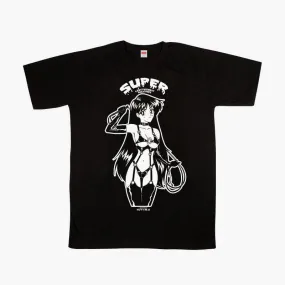 Sailor Mars With a Whip Hot Black Anime T-Shirt