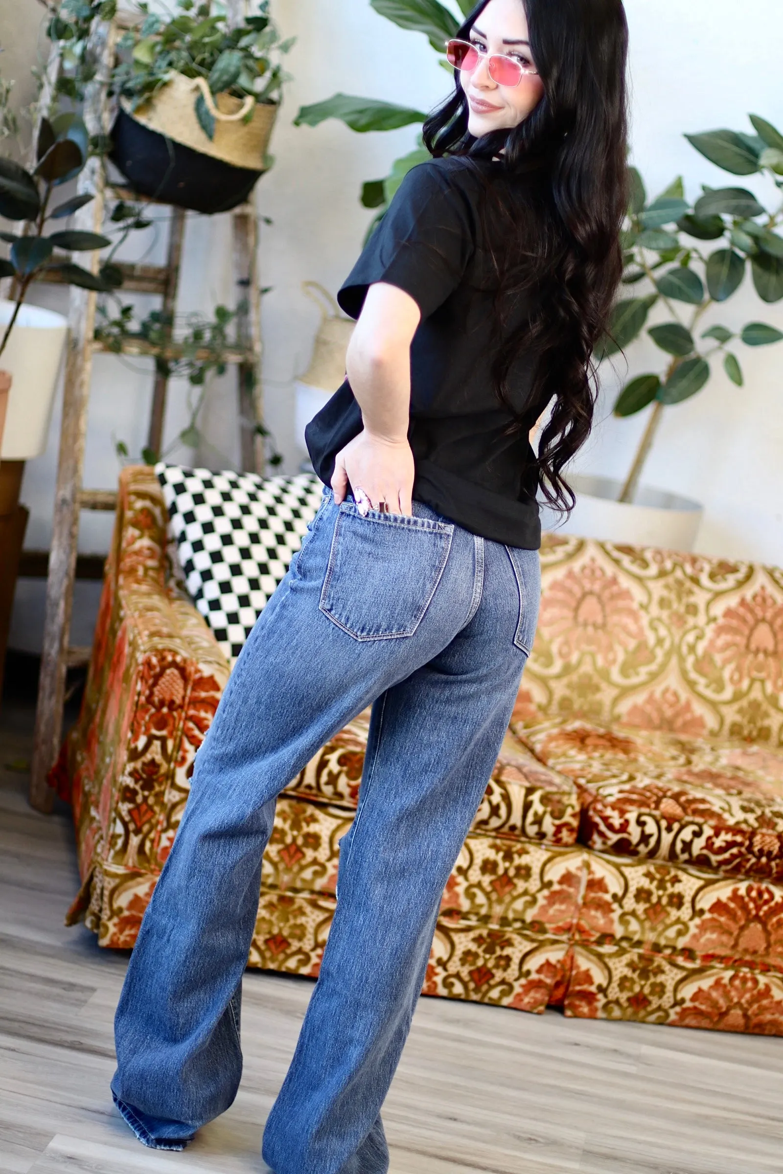 Selena 90's Wide Leg Jeans