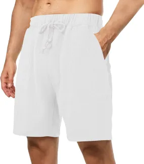 Shorts for Men Drawstring Quick Dry Running Big and Tall Sports Short Pants Outdoor Casual Trousers with Pockets