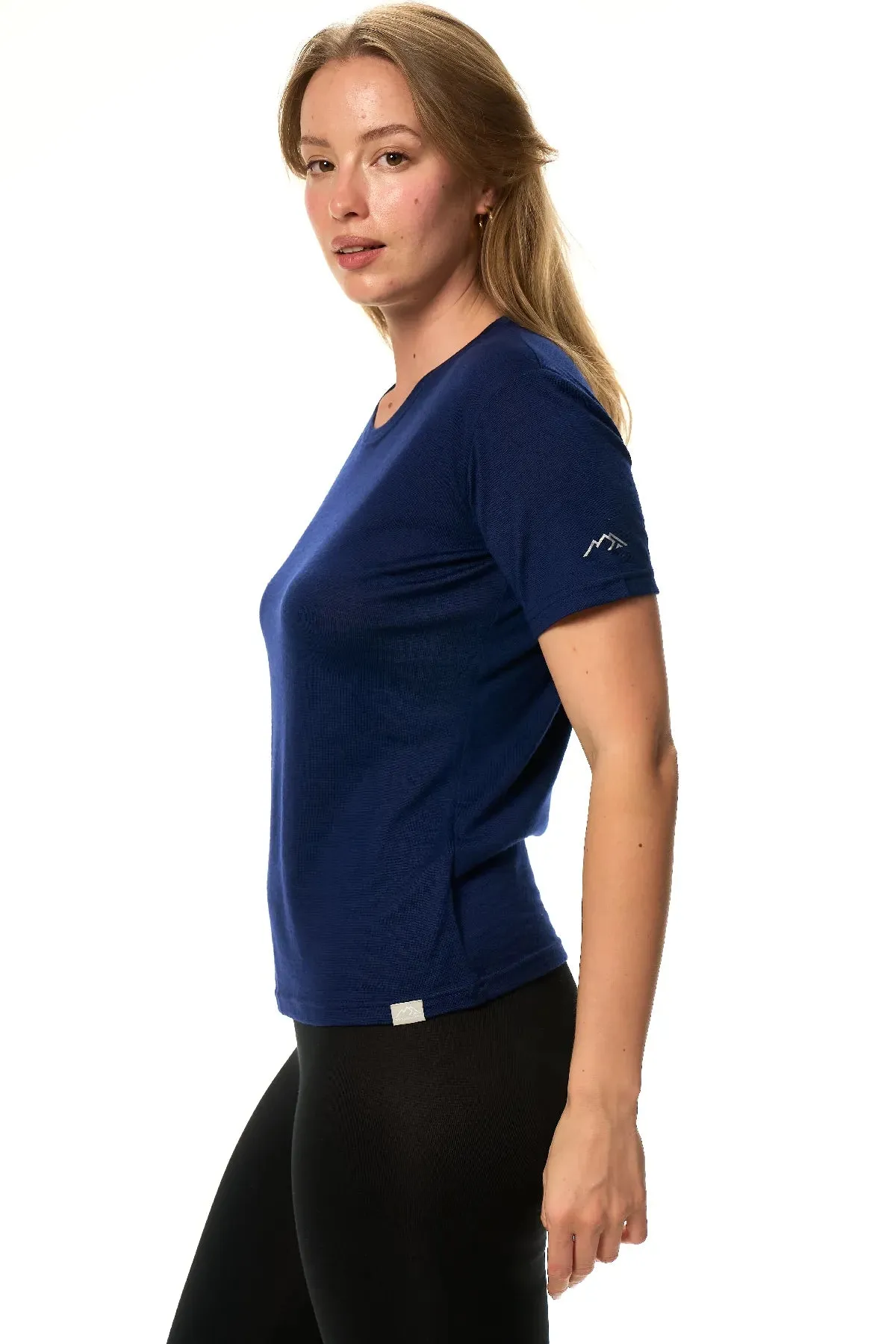 Women's Merino T-shirt 165 Deep Navy | Crewneck