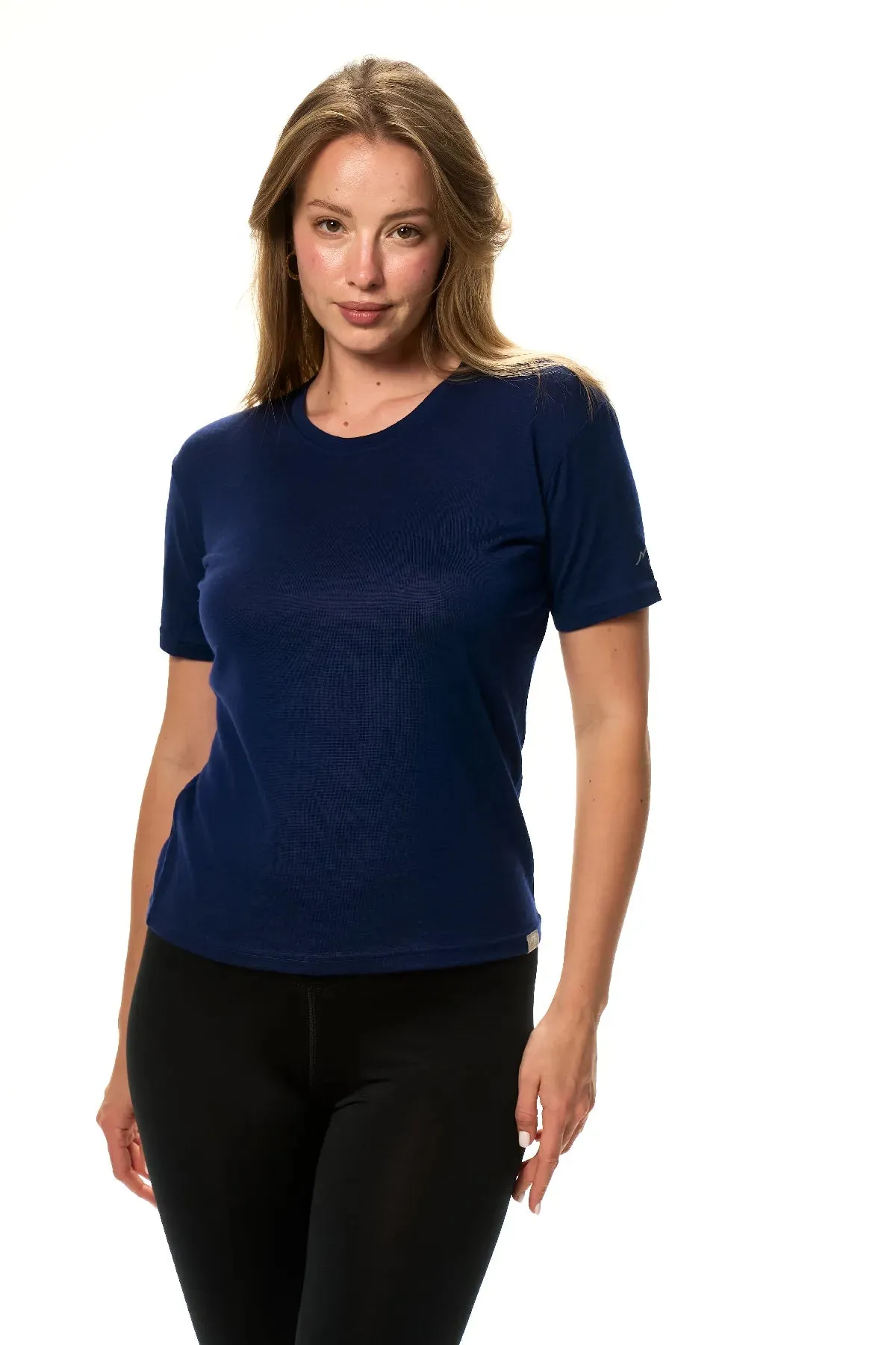 Women's Merino T-shirt 165 Deep Navy | Crewneck
