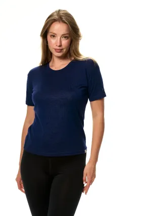 Women's Merino T-shirt 165 Deep Navy | Crewneck