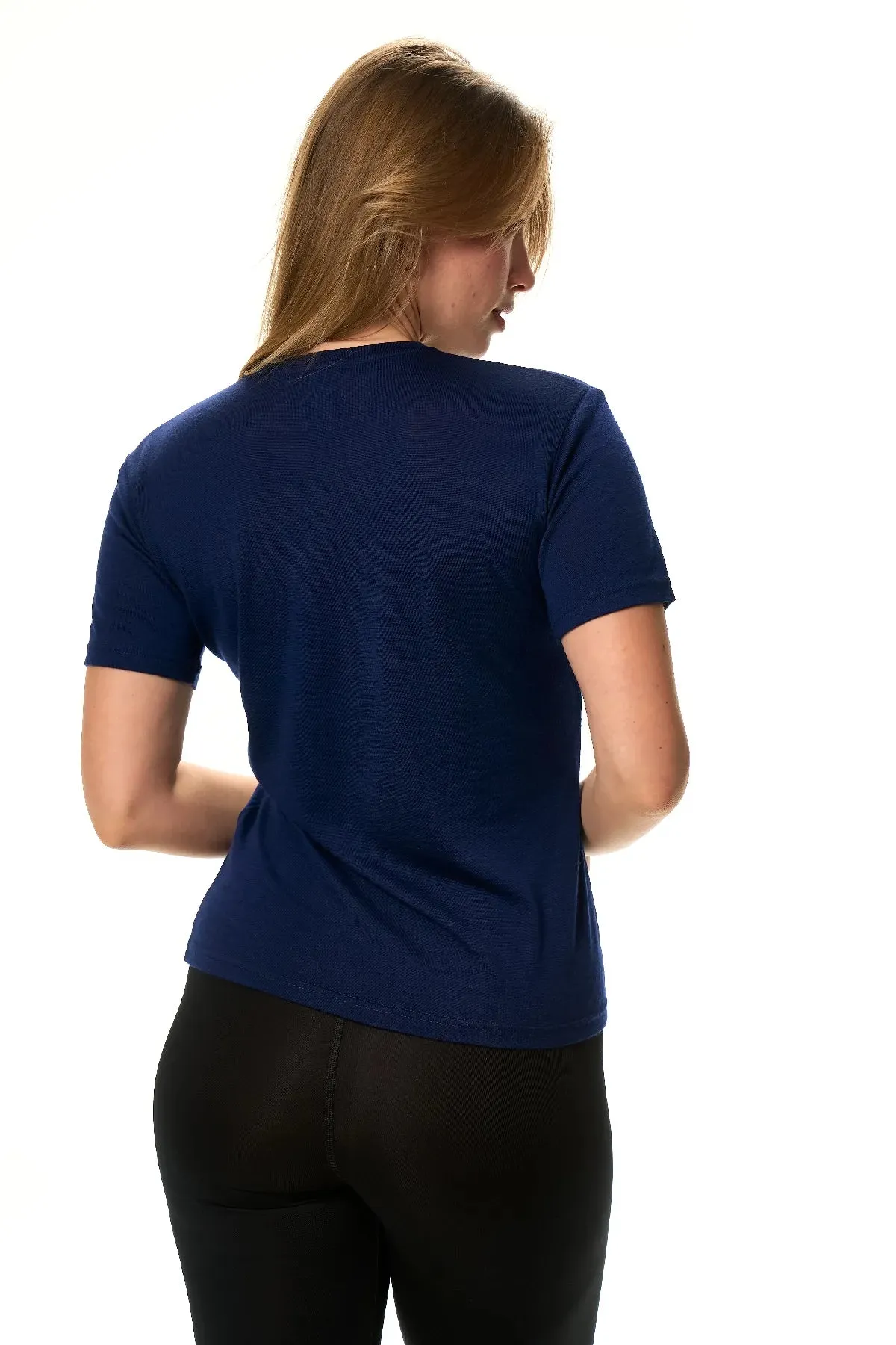Women's Merino T-shirt 165 Deep Navy | Crewneck